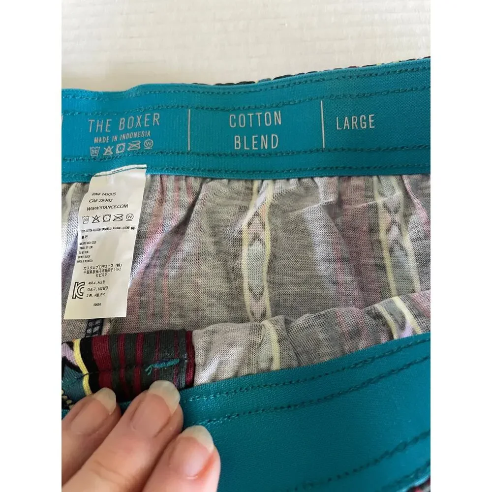 Stance Cotton Blend Men’s Boxers Underwear Size L NWT